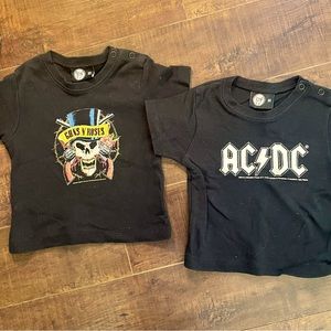 Child’s size 2 Rocker T-shirts.